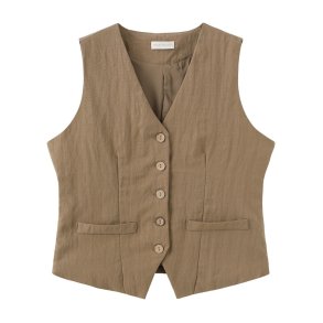 LUXZUZ 7977-2919  Alessandra Vest - Dark Sand 