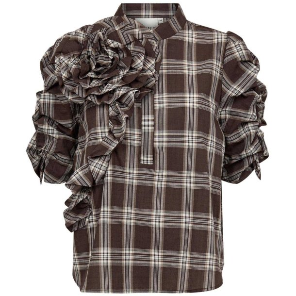 Gossia G3051 ZabinaGO Blouse - Brown Checks 