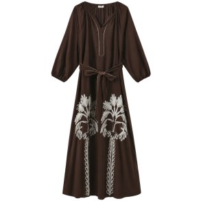 LUXZUZ 4243-2925  Varinka Dress - Dark Brown 