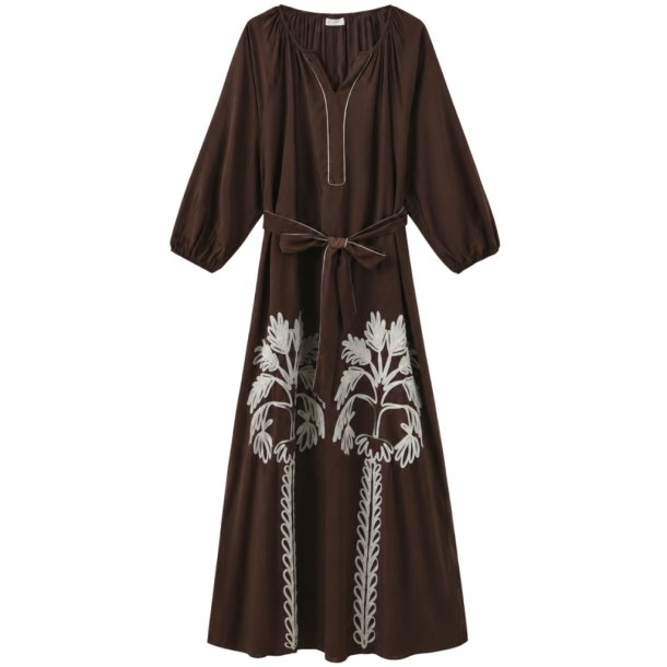 LUXZUZ 4243-2925  Varinka Dress - Dark Brown 