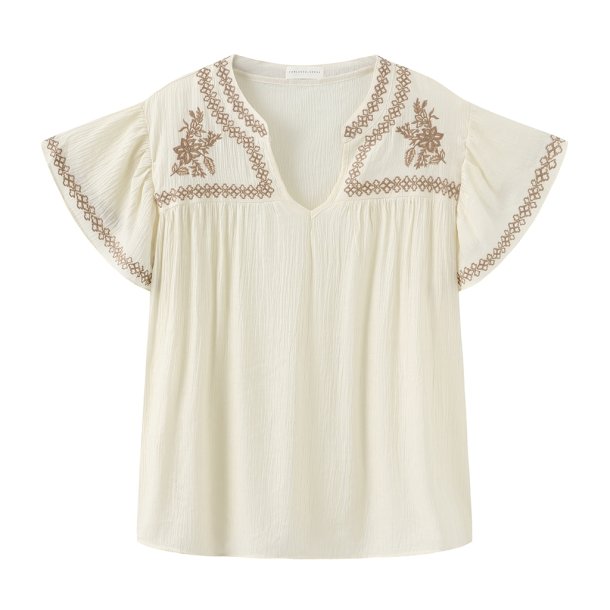 LUXZUZ 8027-2963  Vika Blouse - Cream 