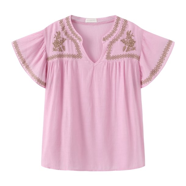 LUXZUZ 8027-2963  Vika Blouse - Light Pink 