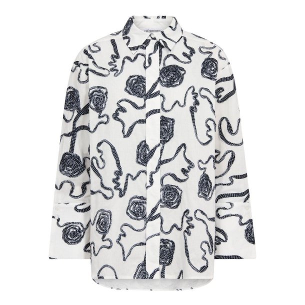 Co'Couture 500348 ElricCC LS Shirt - Navy