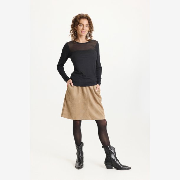iN FRONT 16802 Gudrun short skirt - Light brown 