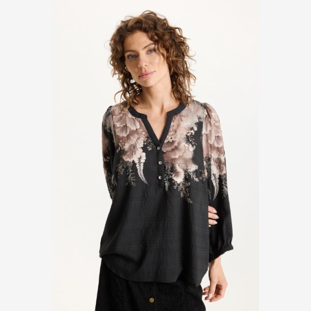 iN FRONT 16823 Miller blouse - Cafe latte 