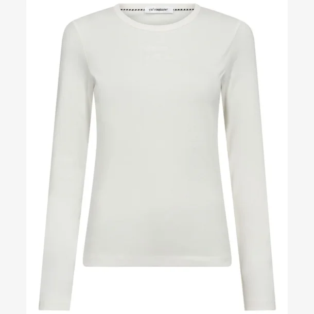 Co'Couture 500409 GrannyCC LS Tee - White