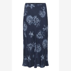 Culture 50111564 CUalexa Skirt - Blue Flower - Blue 