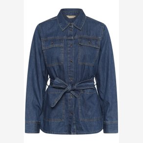 Culture 50112813 CUlava Arpa Shirt - Dark Blue Wash - Blue 