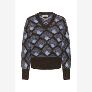 Culture 50113491 CUgilan Pullover - Brown/Blue