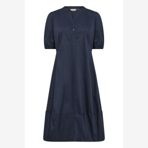 Culture 50110038 CUANTOINETT SS PLACKET DRESS - Blue Iris