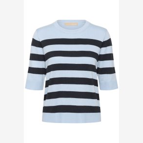 Culture 50111604 CUsabi Annemette SS Pullover - Cashmere Blue/Salute Stripe - Blue