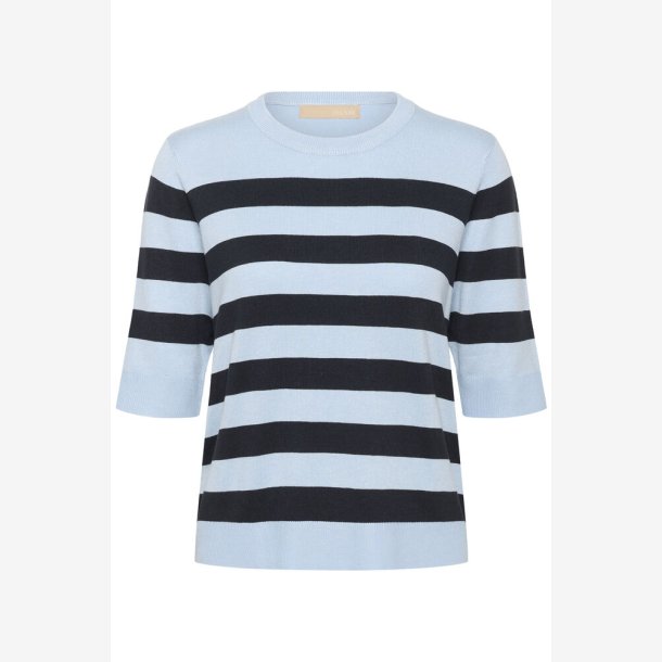 Culture 50111604 CUsabi Annemette SS Pullover - Cashmere Blue/Salute Stripe - Blue