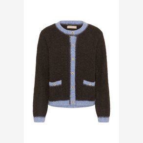 Culture 50113490 CUgilan Cardigan - Brown/Blue