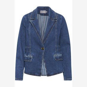 Culture 50110455 CUsasia Jacket - Dark blue wash 