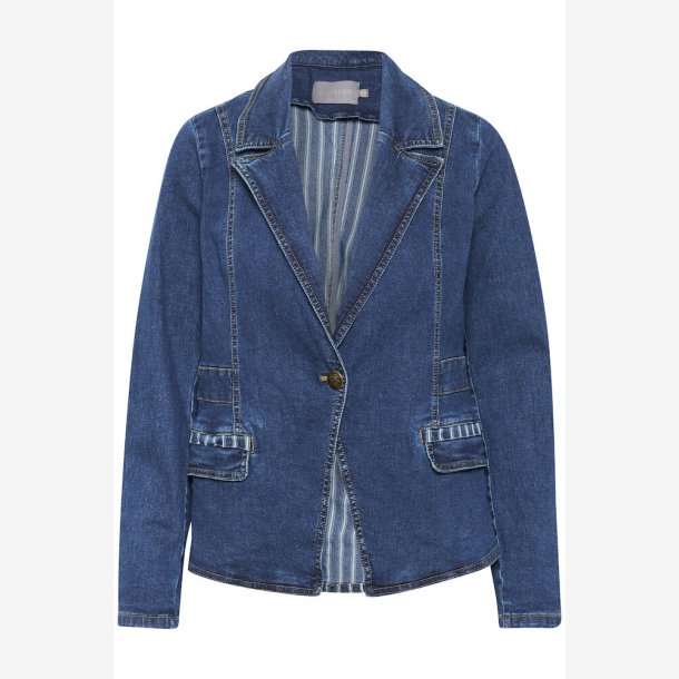 Culture 50110455 CUsasia Jacket - Dark blue wash 