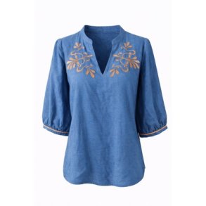 COSTA MANI 2600110 Phoenix Blouse - Blue 