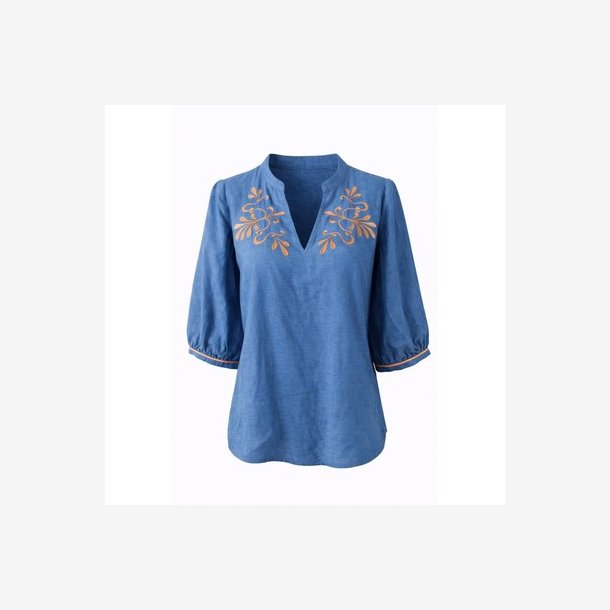 COSTA MANI 2600110 Phoenix Blouse - Blue 