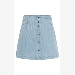 Culture 50111769 CUmilky Short Skirt - Blue/White stripe 