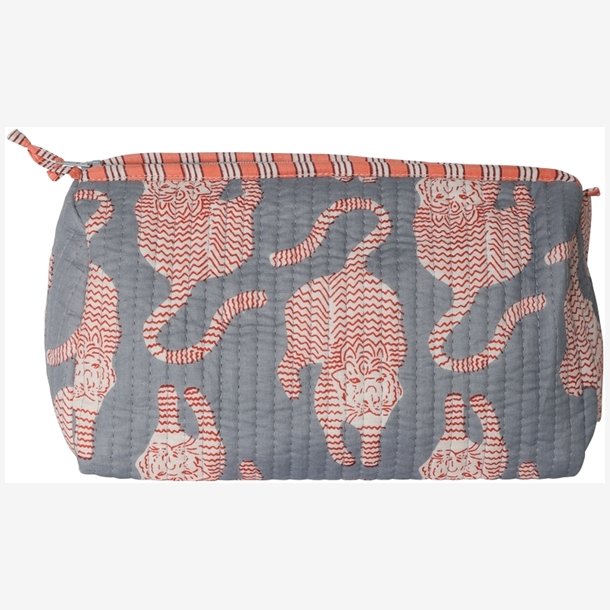 EJA AU780-997-08  Kosmetiktaske, artisan, bl�/pink, 12x20 cm
