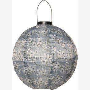 EJA CB431.999.10 Lanterne m/solar, globe, Amalie/St�vet Bl�, �30 cm