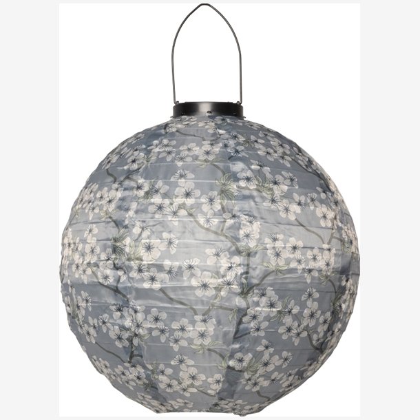 EJA CB431.999.10 Lanterne m/solar, globe, Amalie/St�vet Bl�, �30 cm