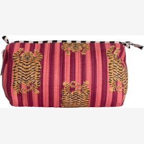 EJA AU780-997-16  Kosmetiktaske, artisan, tiger-pink/sort, 12x20 cm