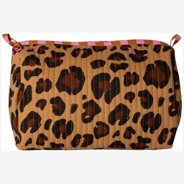 EJA AU780-998-09 Kosmetiktaske, artisan, leopard-sand/pink, 14x23