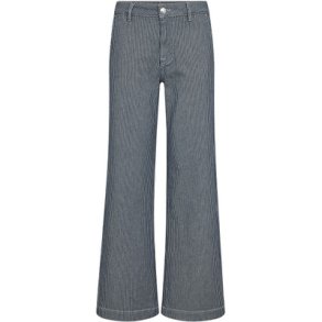 Pieszak J235191 PD-Gilly French Jeans Blue Ocean Stripe - Denim Blue 