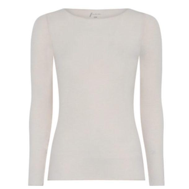 Lima Cashmere Ls Boatneck top - Soft Pink