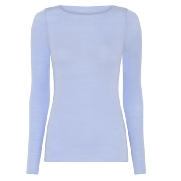 Lima Cashmere Ls Boatneck top - Black