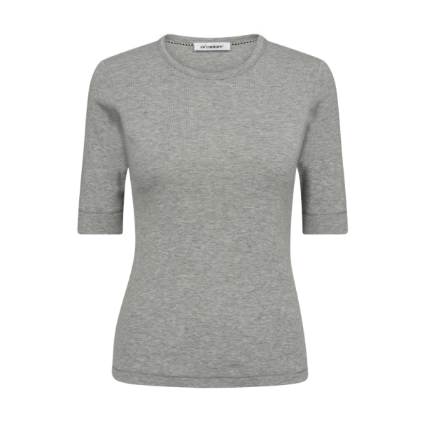 Co'couture - Granny CC SS Tee - Grey Melange
