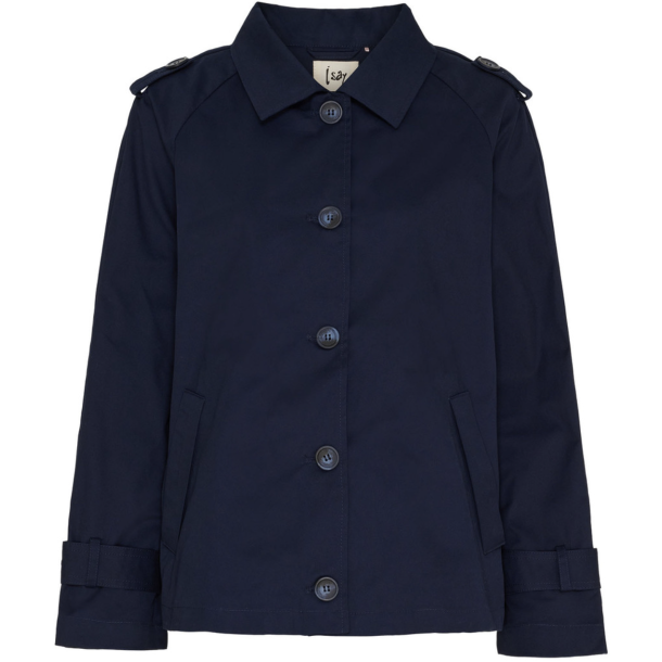 Isay 57343 Botelle Short Coat - Navy
