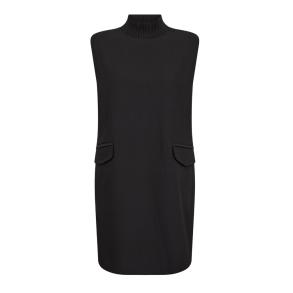 Co'couture - Vola CC Rib Turtleneck Dress - Black 