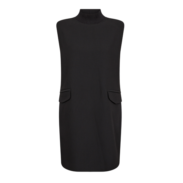 Co'couture - Vola CC Rib Turtleneck Dress - Black 