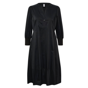 Culture 50110059 CUantoinett 3/4 sleeve Dress - Black