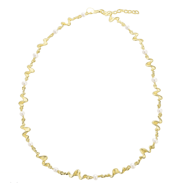 Aqua Dulce 5181 Rhumba Choker Necklace - Gold 39 + 3 cm