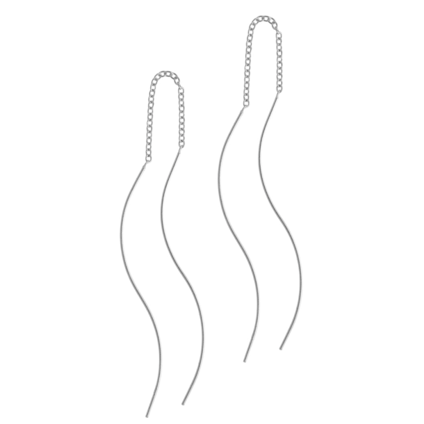 Aqua Dulce 2659 Lucky Earings - Silver 6 cm 