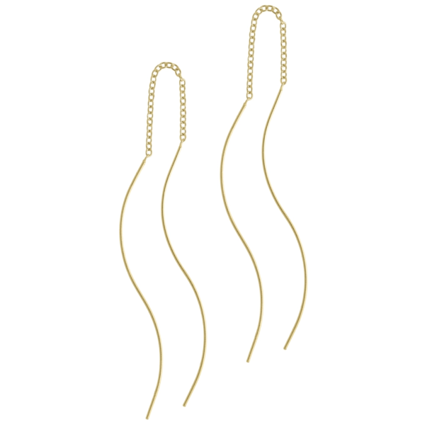 Aqua Dulce 2661 Lucky Earings - Gold 6 cm 