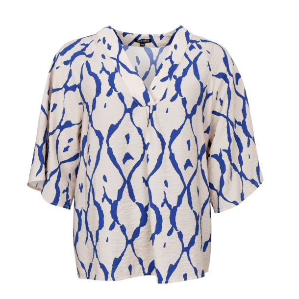 BC 40888 Chloe Raglan Blouse - Blue