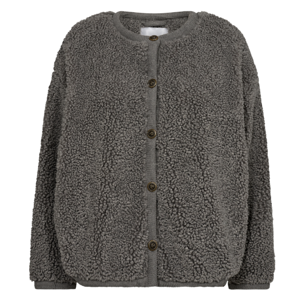 Co'Couture 30206 New CC Timmy Teddy Jacket - Mid Grey