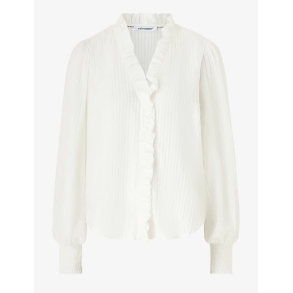 Co'couture - Shina CC Frill LS Shirt - Off White 