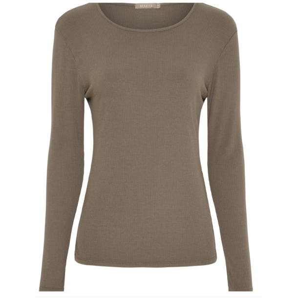 Marta 4906 MdcAster LS Tee - Fango