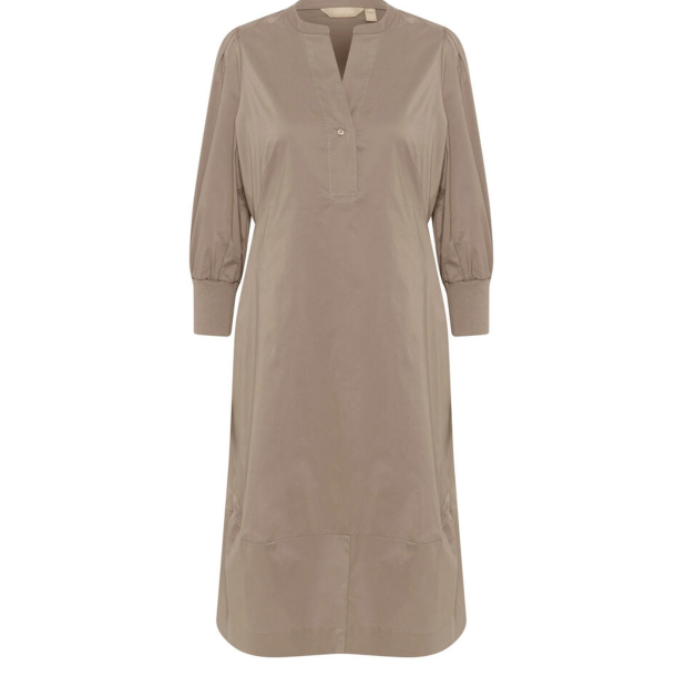 Cuantoinett sleeve dress 50110059 - Brown 