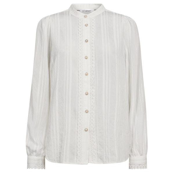Co'couture - KesiCC Lace Shirt - White 