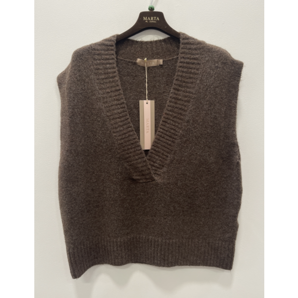 Marta KN8038 MdcLila Knit Vest - Moro 