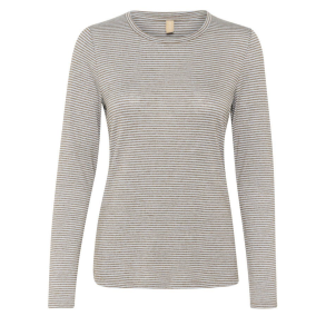 Culture 50111031 CUalexandra Jersey LS Tshirt - Cub/Cashmere Blue Stripe