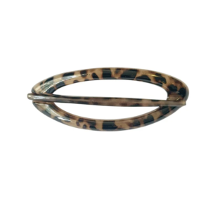 Pico SP11 Oval Hair Pin- White Leo