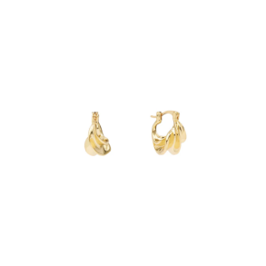 Pico Afrika Petite Hoops - FG, Goldplated 