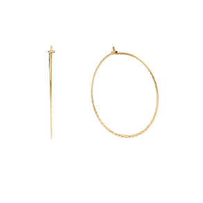  Pico Alma Large Hoops - FG, Goldplated 