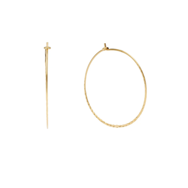  Pico Alma Large Hoops - FG, Goldplated 